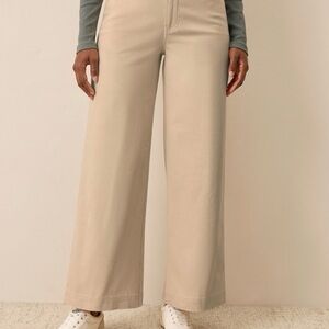 Pact women’s khaki denim pants 3X organic cotton